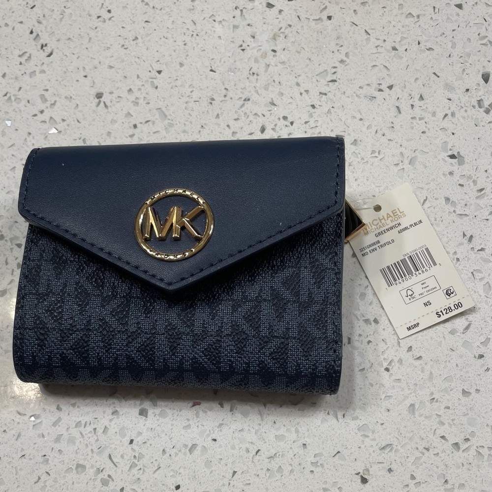 Michael Kors Blue Wallet